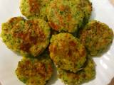 A picture of Fried Broccoli with Cheese and bread Crumbs.