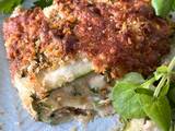 A picture of Summer in Provence Cheezette - cheesy herby courgette bake.