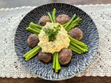 A picture of Shiitake Mushrooms and Asparagus Salad.