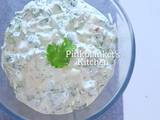 A picture of Indian Yogurt Salad - Cucumber & Mint ☘ Raita.