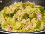 A picture of Fried Cabbage & Bacon.