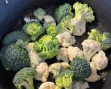 A picture of step 1 of Broccoli & cauliflower cheese Baked:.