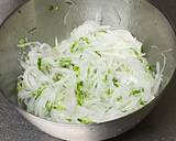 A picture of step 2 of Japanese Daikon Salad.