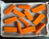 A picture of step 2 of Roasted Gochujang Carrots.