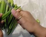 A picture of step 1 of Bharwa Bhindi / Stuffed Okra Recipe.