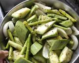 A picture of step 1 of Oven Cooked Mix Veggies.