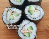 A picture of step 5 of Easy Cucumber & Tuna Sushi Rolls.