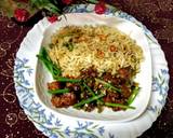 A picture of step 7 of Shanghai chilli pork with vegetable fried rice 🐖🍚.