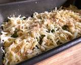 A picture of step 3 of Summer in Provence Cheezette - cheesy herby courgette bake.